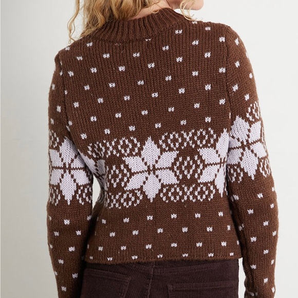 NWT PACSUN Mountain Climber Lace Up sweater - M - Picture 4 of 4